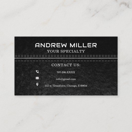 創業者パーソナライズされたのビジネスモダンカードアイディア 名刺 (正面)