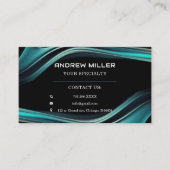 創業者パーソナライズされた名刺テンプレート 名刺 (正面)