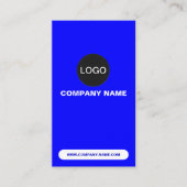 創業者 CEO 大統領（企業）会社ロゴ QR 名刺 (正面)