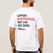 創業者Tシャツ Tシャツ (裏面)