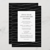 創業記念日の招待状 招待状 (正面/裏面)