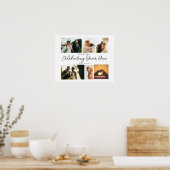 創業1年目の結婚記念写真6枚 ポスター (キッチン)