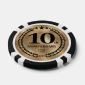 創業10周年記念ゴールド ポーカーチップ (シングル)