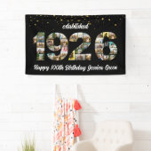 創業1926年 100歳の誕生日フォトコラージュ 横断幕 (インサイチュ)
