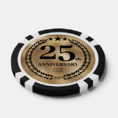 創業25周年記念ゴールド ポーカーチップ (シングル)