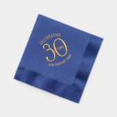 創業30周年記念 箔ナプキン (左)
