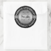 創立結婚25周年記念結婚馬車 ラウンドシール (バッグ)