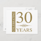 創立結婚30周年 ポストカード (正面/裏面)
