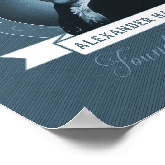 創立者のアレクサンダー・ハミルトンの引用 ポスター (角)