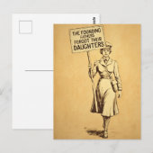 創立者は忘れ娘を儲ける ポストカード (正面/裏面)