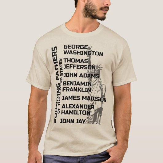 創立者アメリカ Tシャツ (正面)