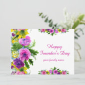 創立者カラフルの日札 招待状 (スタンド正面)