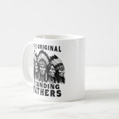 創立者先住民アメリカインディアン コーヒーマグカップ (正面左)