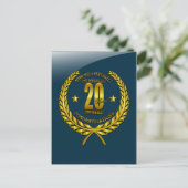 創立20周年おめでとう ポストカード (スタンド正面)