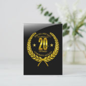 創立20周年おめでとう ポストカード (スタンド正面)