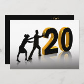 創立20周年パーティの招待状 招待状 (正面/裏面)