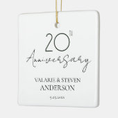 創立20周年ミニマル セラミックオーナメント (左)