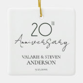 創立20周年ミニマル セラミックオーナメント (正面)