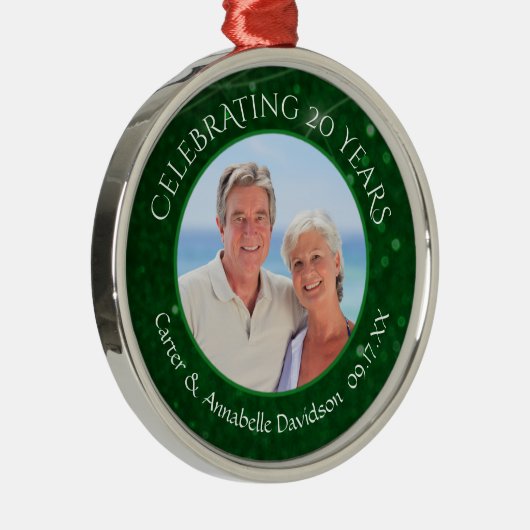 創立20周年 | Emerald Green Sparkleの写真 メタルオーナメント (右)