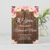 創立30周年記念結婚招待状 招待状 (スタンド正面)