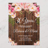 創立30周年記念結婚招待状 招待状 (正面/裏面)