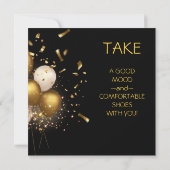 創立30周年。エレガント誕生日 招待状 (裏面)