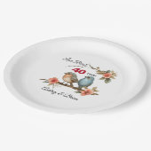 創立40周年パーソナライズされた ペーパープレート (アングル)