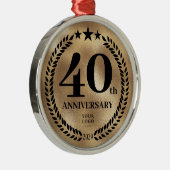 創立40周年記念金ゴールドクリスマス メタルオーナメント (右)