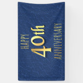 創立40周年 横断幕 (縦)