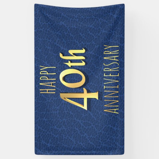 創立40周年 横断幕 (縦)