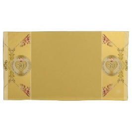 創立50周年ま結婚たは1周年 枕カバー