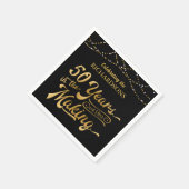 創立50周年を迎えて50年 スタンダードカクテルナプキン (角)