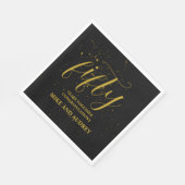 創立50周年パーソナライズされた スタンダードランチョンナプキン (角)