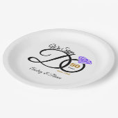 創立50周年パーソナライズされた ペーパープレート (アングル)