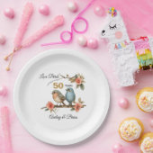 創立50周年記念パーソナライズされた年 ペーパープレート (パーティー)