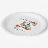 創立50周年記念パーソナライズされた年 ペーパープレート (アングル)