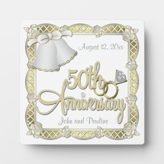 創立50周年記念碑 フォトプラーク (正面)