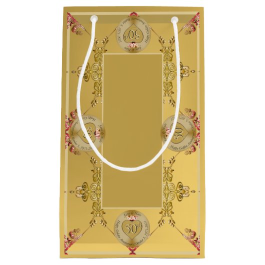 創立50周年記念結婚抱き枕 スモールペーパーバッグ (正面)