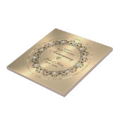 創立50周年記念結婚贈 タイル (側面)