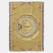 創立50周年記念結婚金 スローブランケット (正面縦)