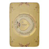 創立50周年記念結婚金 バスマット (正面縦)