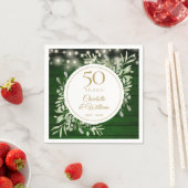 創立50周年記念緑木製糸灯 スタンダードカクテルナプキン (インサイチュ)