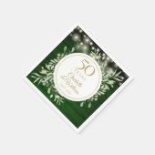 創立50周年記念緑木製糸灯 スタンダードカクテルナプキン (角)