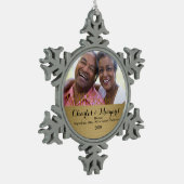 創立50周年記念 スノーフレークピューターオーナメント (左)