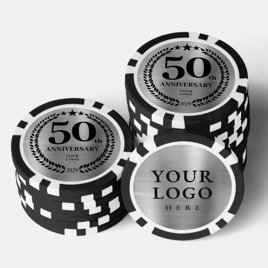 創立50周年記念 ポーカーチップ (積み重ね)