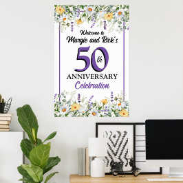 創立50周年記念 Wild Flowers ポスター