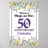 創立50周年記念 Wild Flowers  ポスター (正面)