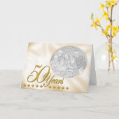 創立50周年 カード (黄色い花)