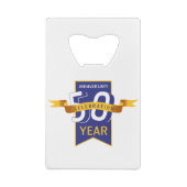 創立50周年 クレジットカード栓抜き (裏面)