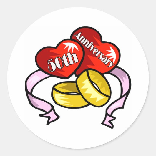 創立50周年 ラウンドシール (正面)